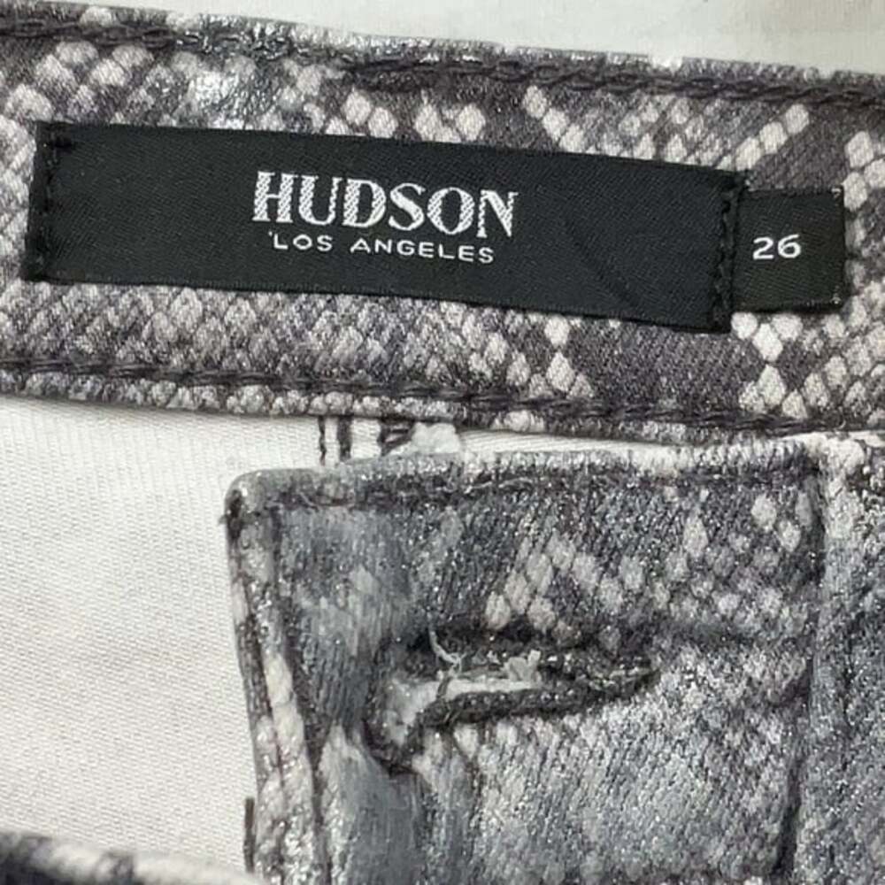 Hudson Barbara‎ Snake Print High Waist Skinny Jean NEW - Picture 3 of 6